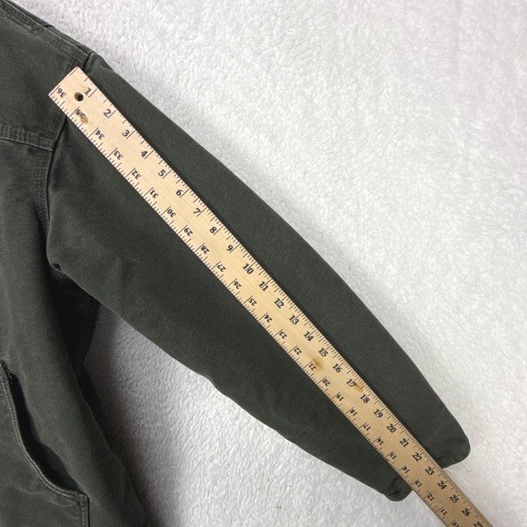 Carhartt Sandstone Ridge Coat Sherpa Lined Womens Medium WC061 MOS Moss Green - Picture 7 of 14
